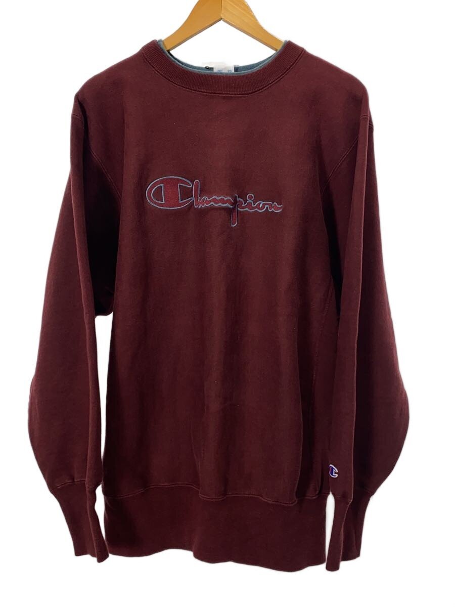 【中古】Champion◆90s/REVERSE WEAVE/USA製/流汗/XL/綿織物/BRD【メンズウェア】