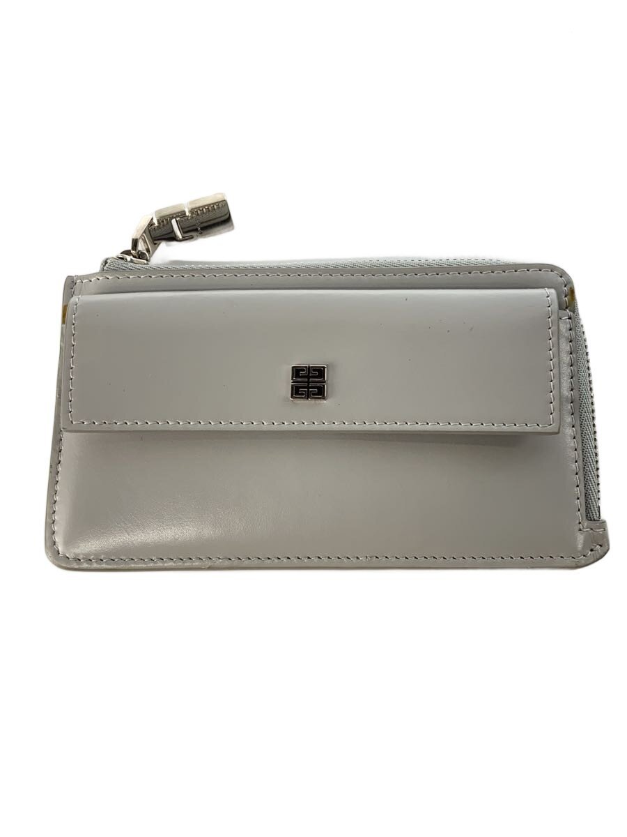 【中古】GIVENCHY◆4G ZIPPED CARDHOLDER/紙入れ/なめし革/BB60JBB19G【服飾雑貨他】