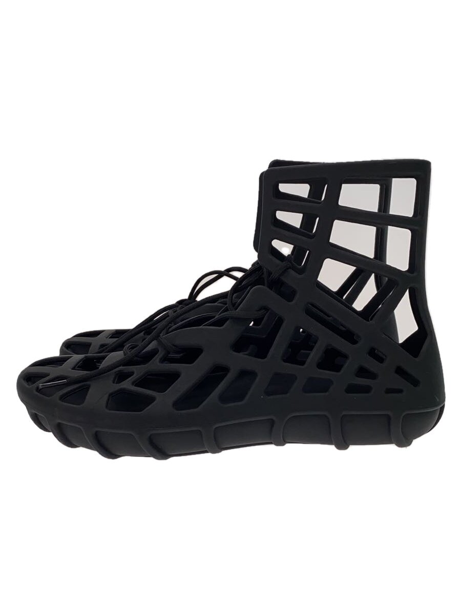 【中古】BOTTEGA VENETA◆アトラスレースアップサンダル/42/BLK【シューズ】
