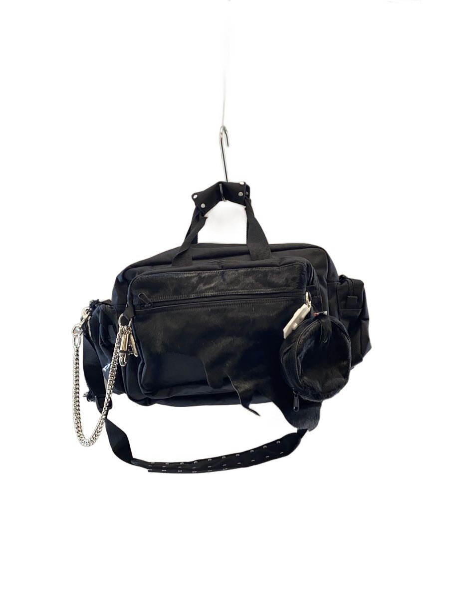 【中古】トートバッグ/--/BLK/無地【御徒面子】