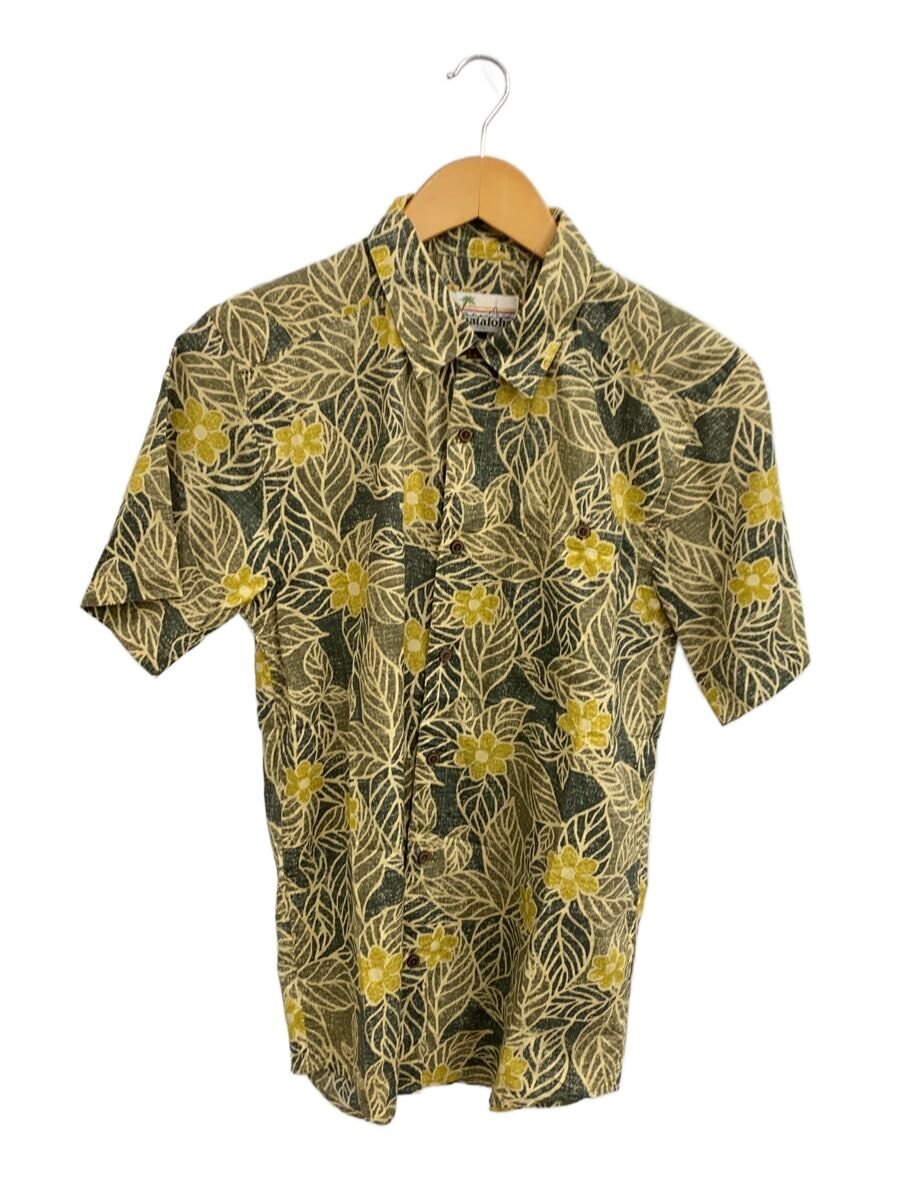 【中古】patagonia◆半袖プルオーバー/S/綿織物/GRN/総柄/52561fa17【メンズウェア】