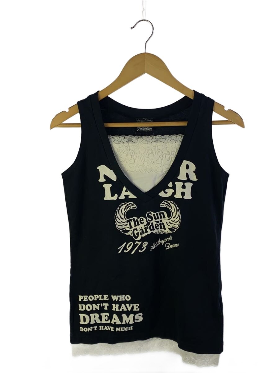 【中古】Y2K/La FAMING/キャミソール・貯蔵タンクとっ始め/--/綿織物/BLK//【レディース御召しもの】