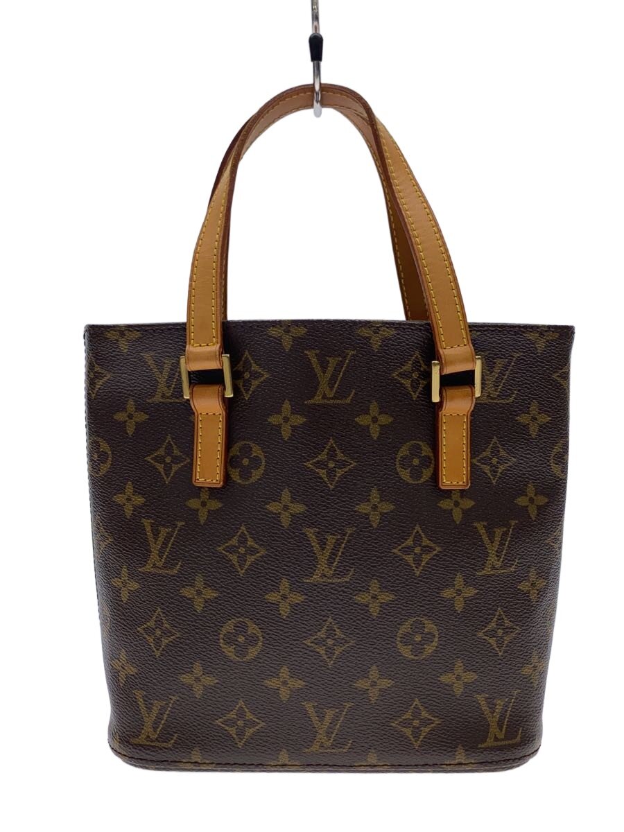 【中古】LOUIS VUITTON◆ヴァヴァンPM_モノグラム・帆布/PVC/BRW【御徒面子】