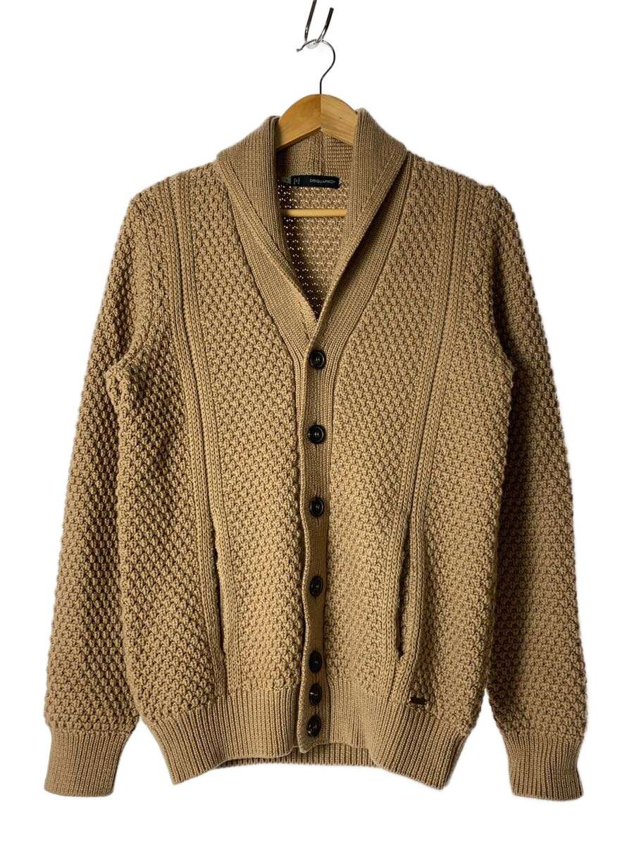 【中古】DSQUARED2◆ジレー(朦々たる)/S/羊毛/CML/無地/S74GP0378【メンズウェア】
