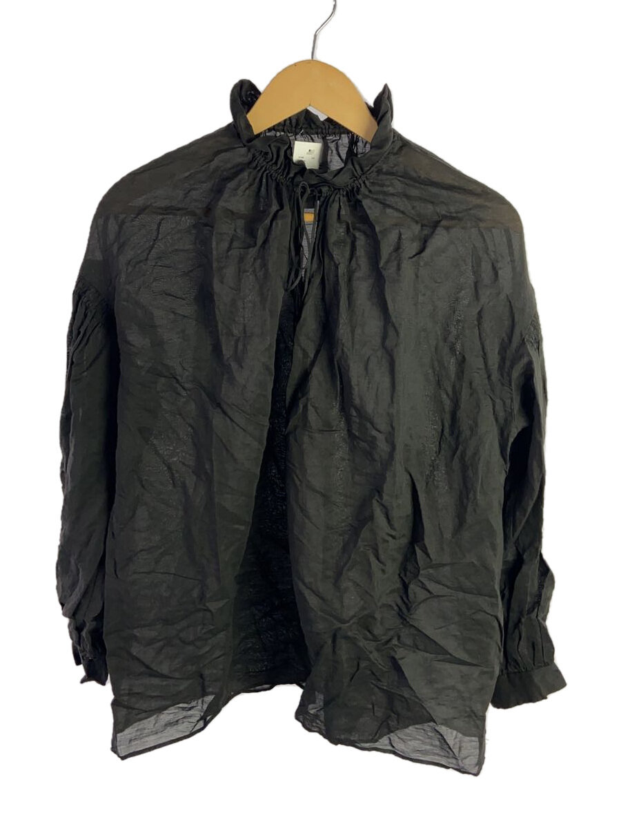 【中古】LOEFF◆長袖トップ/--/綿織物/黒いこと/88212420024//【レディース御召しもの】