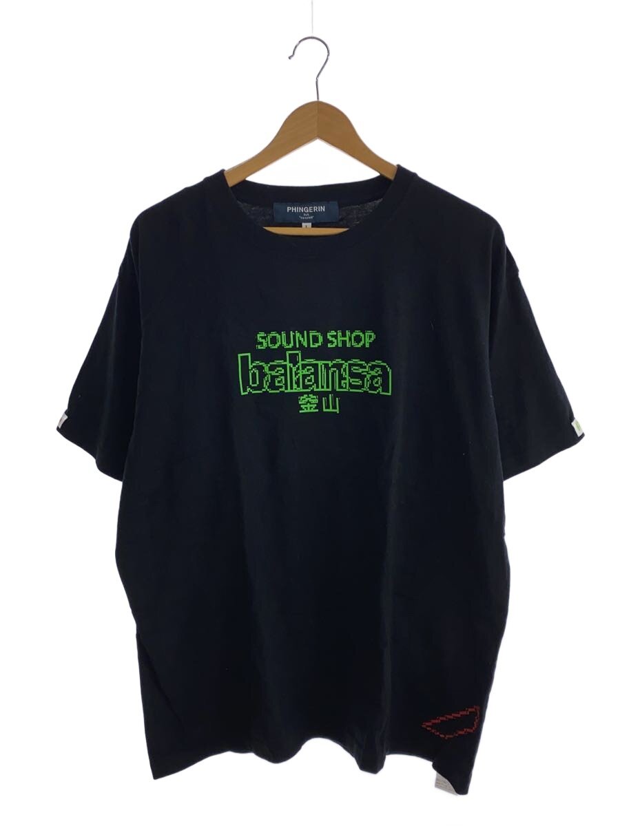 【中古】PHINGERIN◆プルオーバー/L/綿織物/BLK/PD-BA-TU-011【メンズウェア】