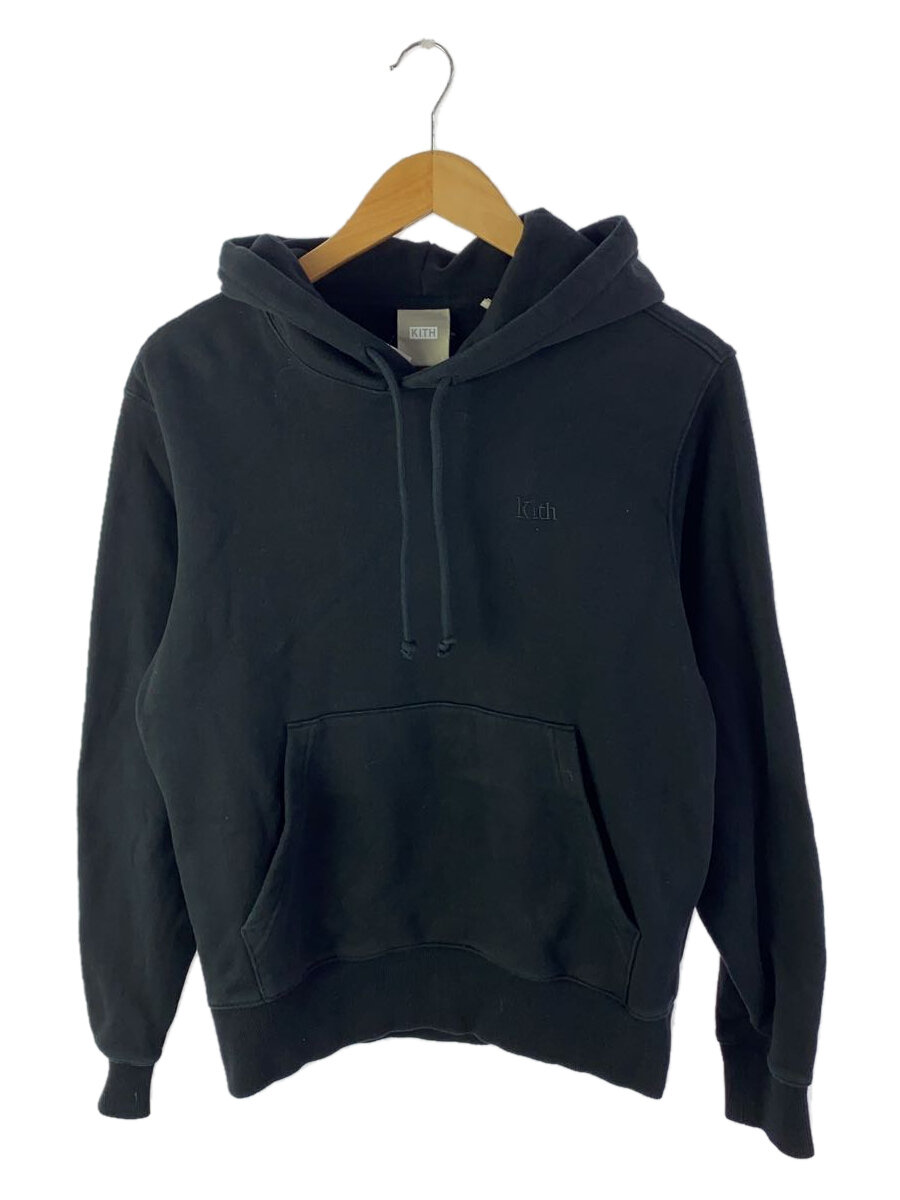 【中古】KITH◆パーカー/S/綿織物/BLK/無地/23-070-061-0003-1-0//【メンズウェア】