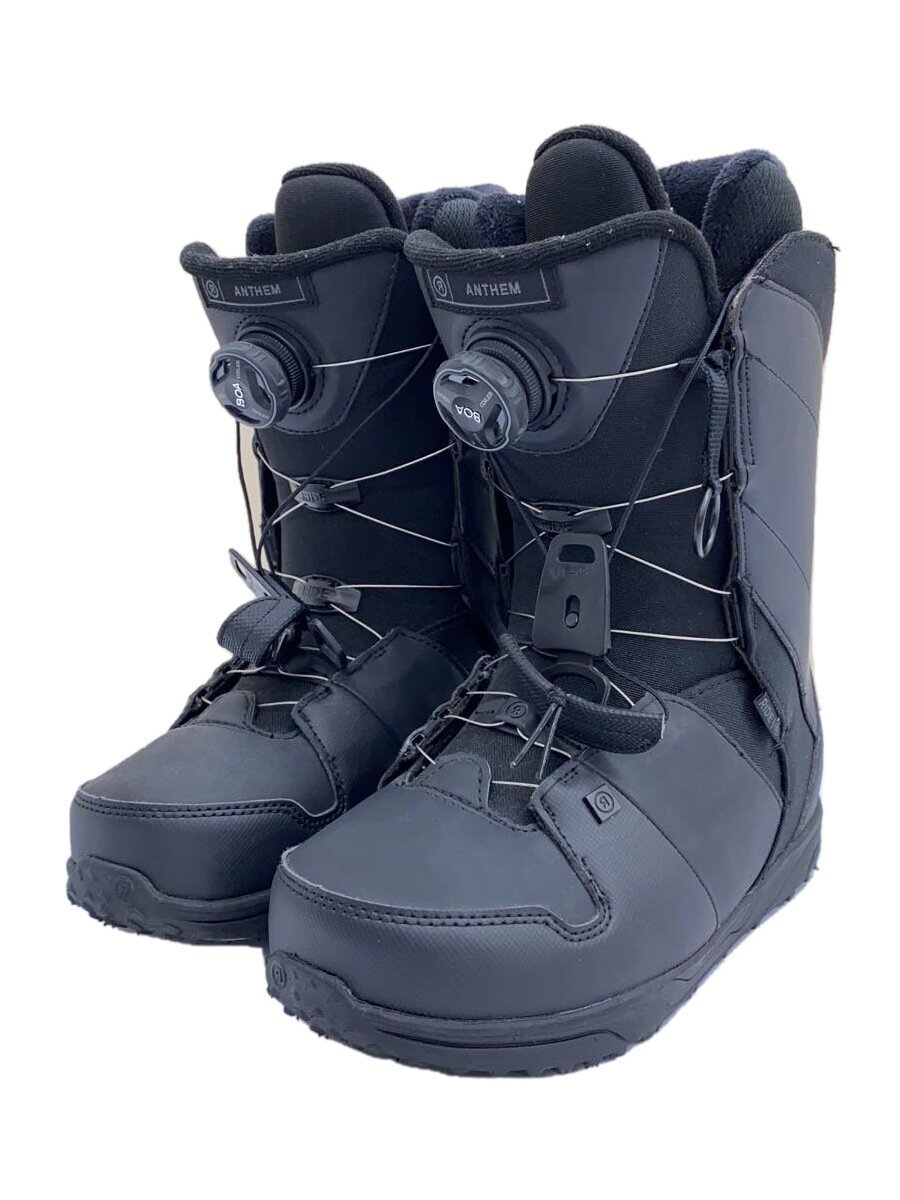 【中古】RIDE◆スノーボードブーツ/US7/シューレース/BLK/ANTHEM【スポーツ】