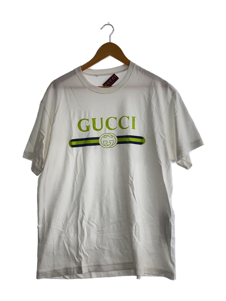 【中古】GUCCI◆24SS/刷り上げる 綿織物プルオーバープルオーバー/L/綿織物/WHT/刷り上げる/796395 XJHDH//【メンズウェア】