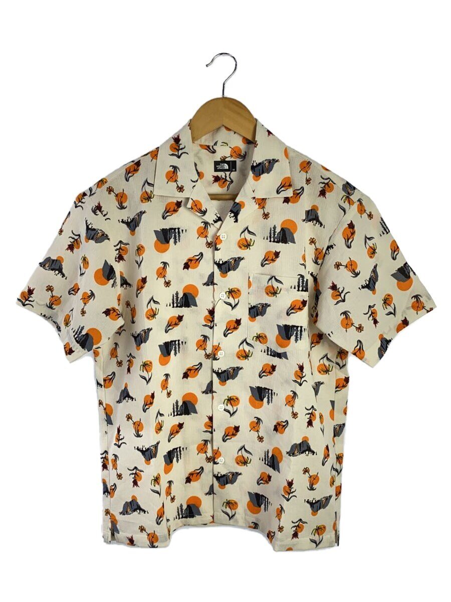 【中古】THE NORTH FACE◆S/S CLIMBING SUMMER SHIRT_ショートスリーブクライミングサマーシャツ/M/ポリエステル/B【メンズウェア】