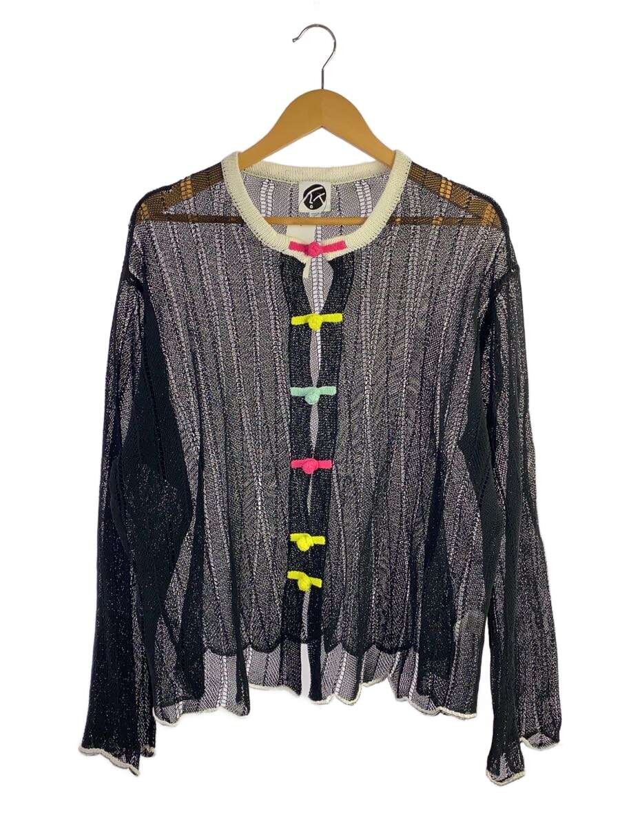 【中古】YANYAN◆カーテチャイナコットンカーデ/?ィガン(薄手)/L/コットン/BLK//【レディースウェア】｜2ｎｄ STREET 店