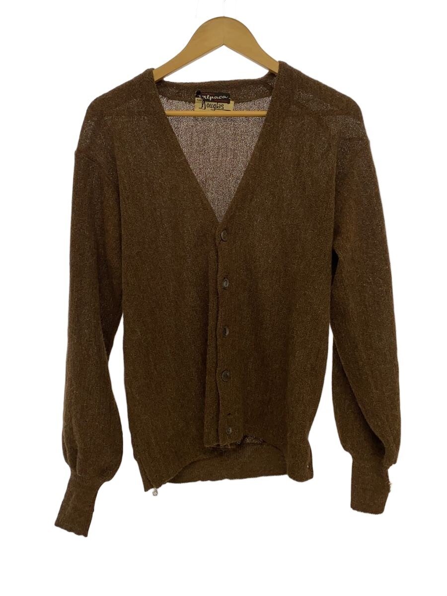 【中古】50s/Douglas/ジレー(朦々たる)/M/アルパカ/BRW/無地/長肋筋【メンズウェア】