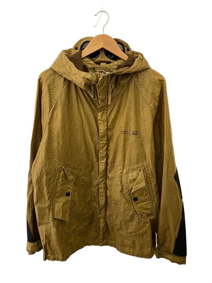 【中古】C.P.COMPANY◆クラークス/ANORAK DIJON GOGGLE JACKET/XXL/リネン/BEG/12CMOW302A//【メンズウェア】