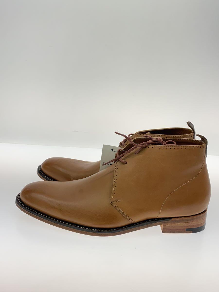 【中古】GRENSON◆チャッカブーツ/UK7/CML/なめし革【シューズ】
