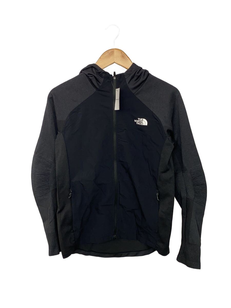 【中古】THE NORTH FACE◆HYBRID AMBITION HOODIE_ハイブリッドアンビションフーディ/S/ポリエステル/BLK【メンズウェア】