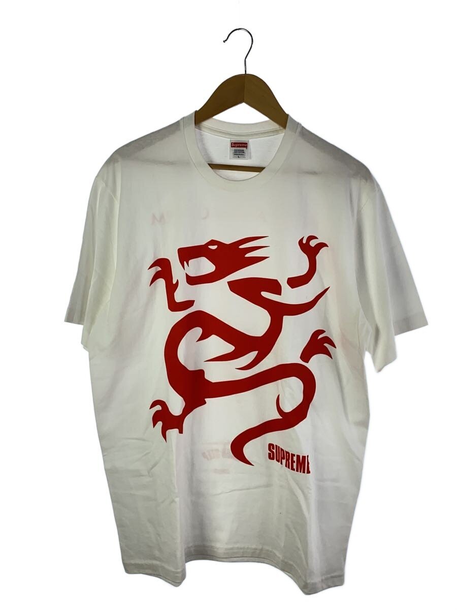 【中古】Supreme◆Mobb Deep Dragon/プルオーバー/L/綿織物/WHT【メンズウェア】
