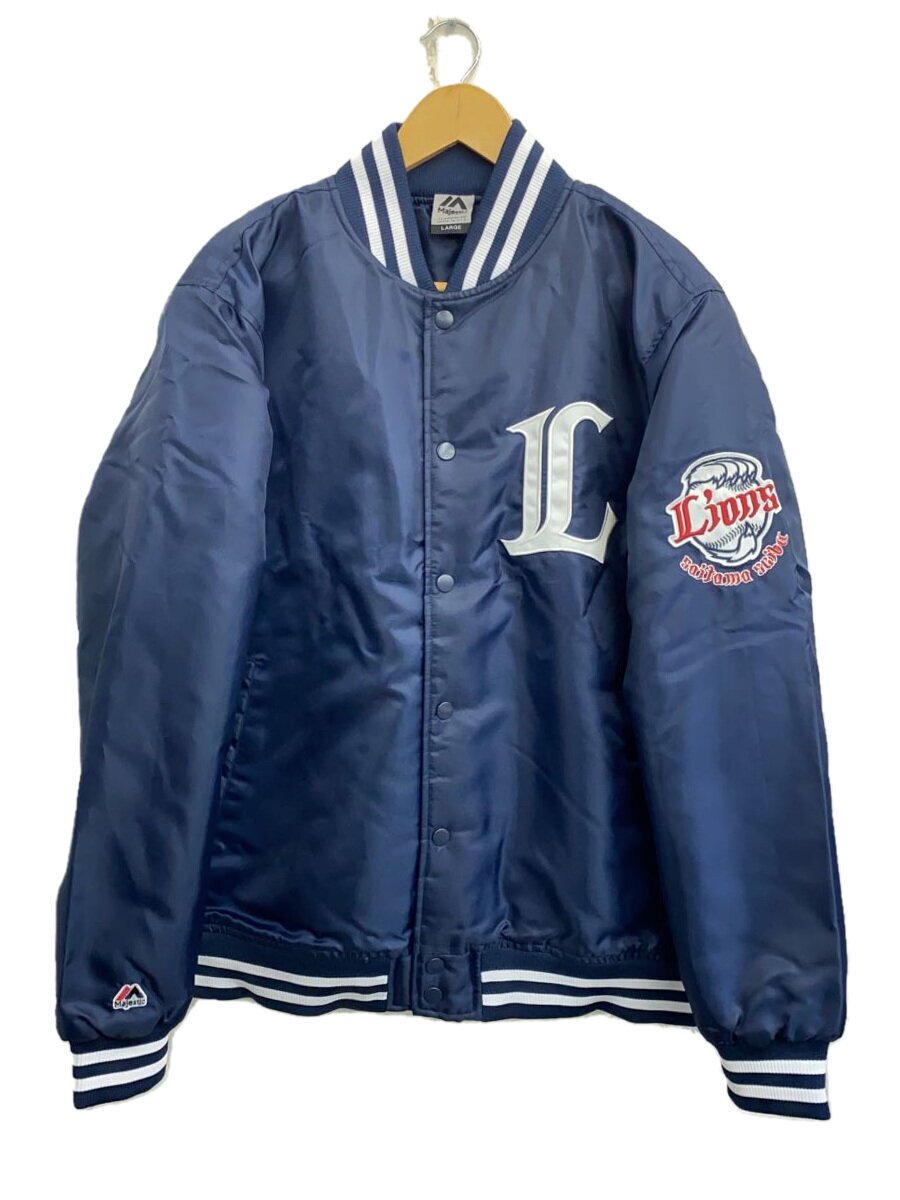 【中古】Majestic◆スポーツウェアー/L/NVY【運動競技】