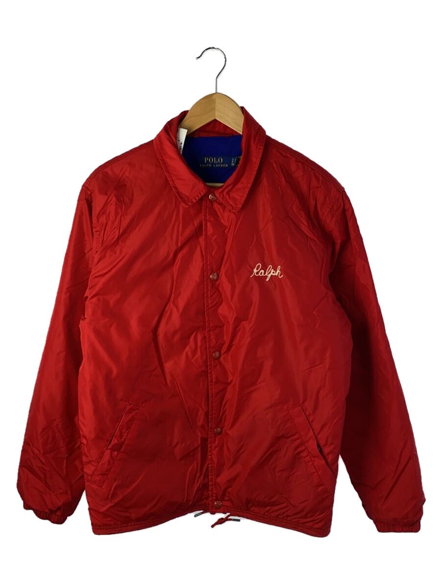 【中古】POLO RALPH LAUREN◆ナイロンジャケット/S/ナイロン/RED/無地【メンズウェア】|2nd STREET 店