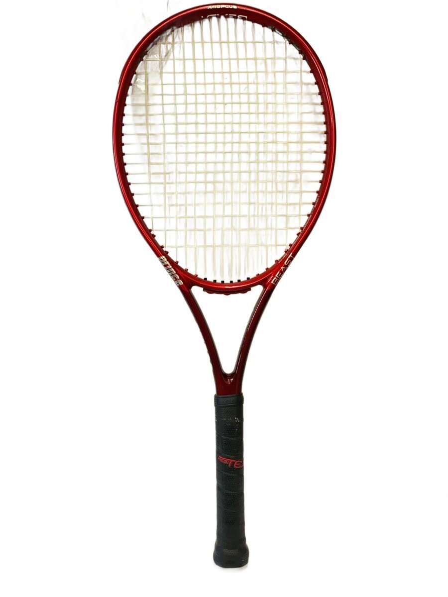【中古】PRINCE◆テニスラケット/--/RED/BEAST 100【スポーツ】