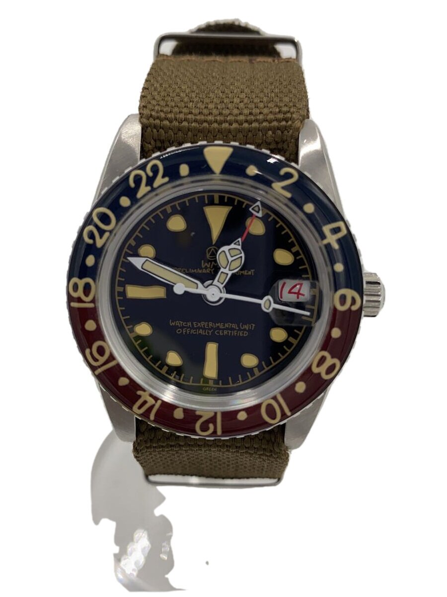 【中古】WMT watch/パントンMKII/石英ウォッチ/アナログ/BLK/KHK【服飾雑貨他】