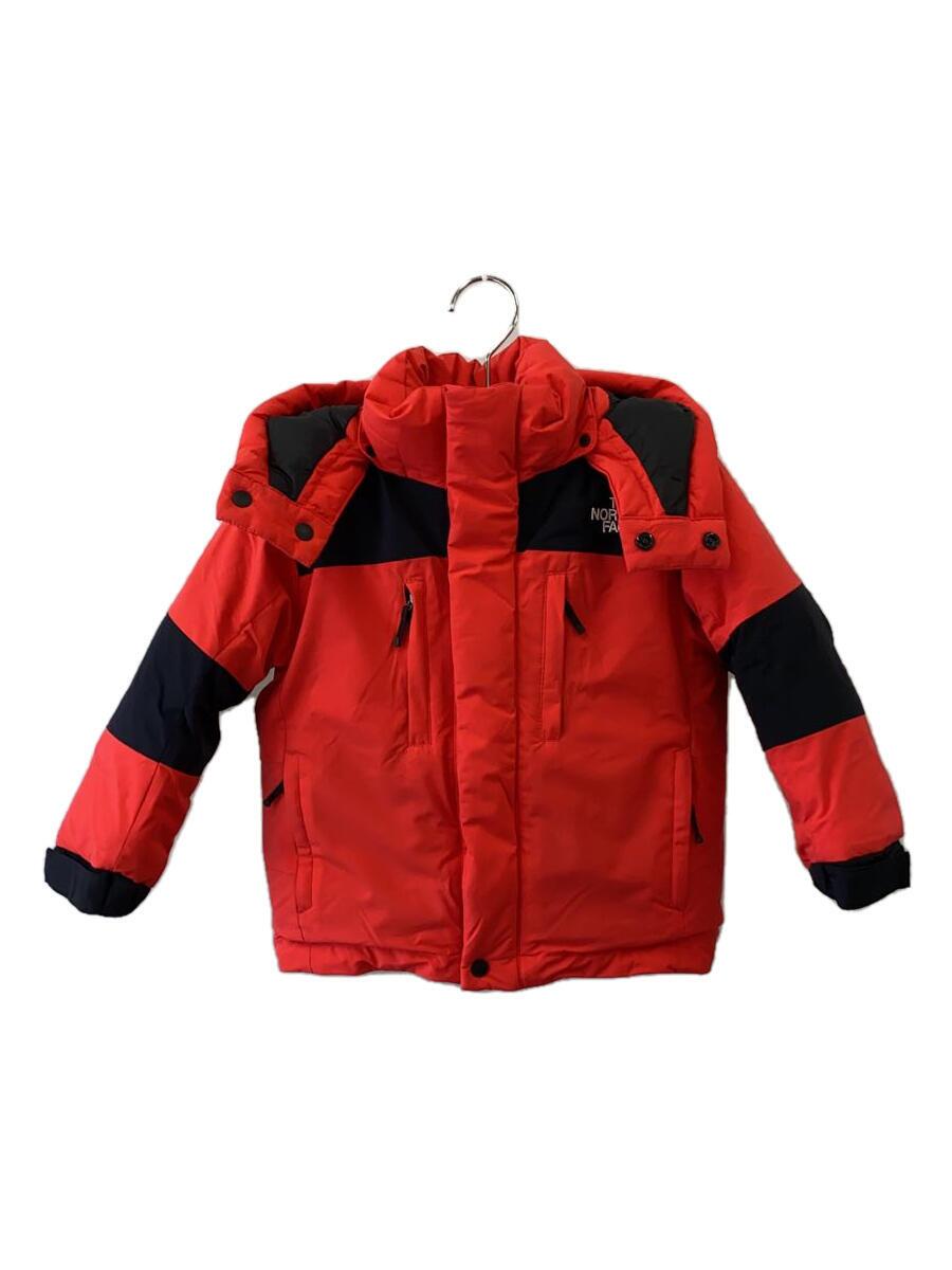 【中古】THE NORTH FACE◆エンデュランスバルトロジャケット/100珊/ナイロン/RED/無地/NDJ92135【キッズ】
