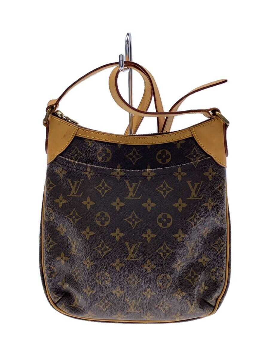 【中古】LOUIS VUITTON◆オデオンPM_モノグラム・帆布_BRW/PVC/BRW【御徒面子】