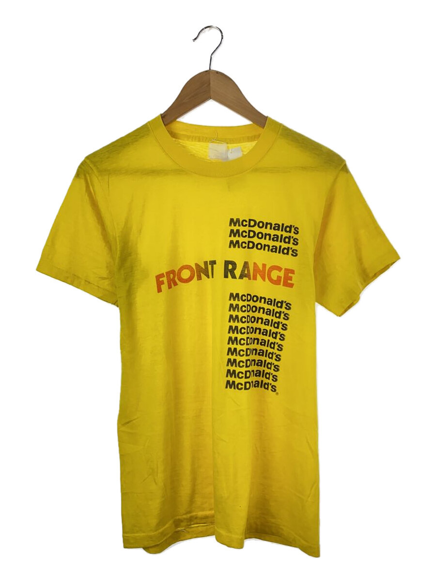 【中古】80s/プルオーバー/--/綿織物/YLW/刷り上げる//【メンズウェア】