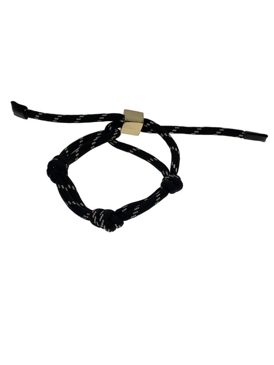 【中古】MIU MIU◆吊りひも/腕輪/--/BLK/レディース//【服飾雑貨他】