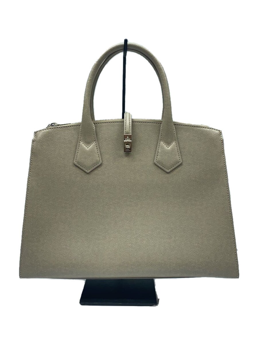 【中古】Vivienne Westwood◆SOFIA OFFICE BAG/2WAY/ハンドバック/肩先/サフィアーノレザー/GRY【御徒面子】