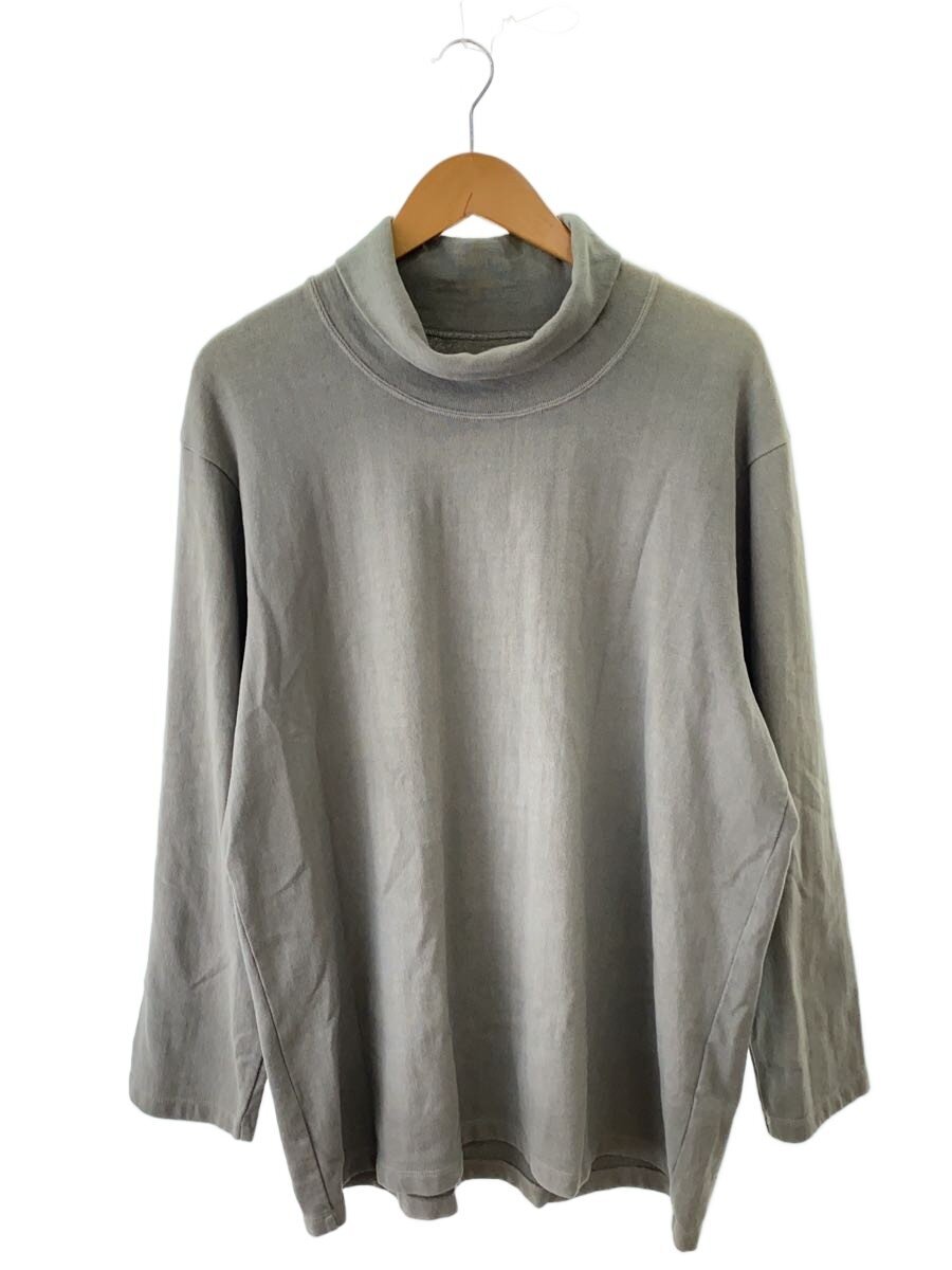 【中古】YOKO SAKAMOTO◆長袖プルオーバー/L/綿織物/GRY/無地/YS-21AW-55【メンズウェア】