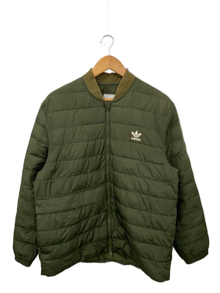 【中古】adidas◆落ち込む上衣/O/ポリエステル/GRN/無地/DJ3193【レディース御召しもの】