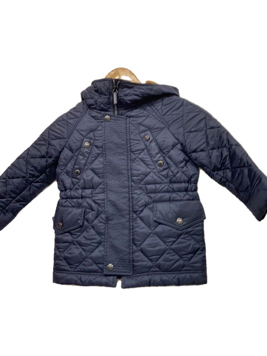【中古】BURBERRY CHILDREN◆厚地の外套/100珊/綿織物/NVY【キッズ】