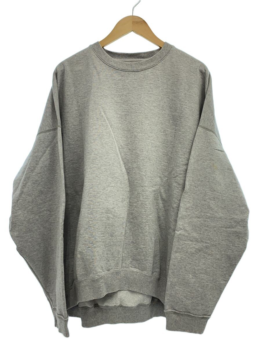 【中古】MARKAWARE◆流汗/HEAVY FLEECE HUGE SWEAT/2/綿織物/薄墨色/A24C09CS01C【メンズウェア】