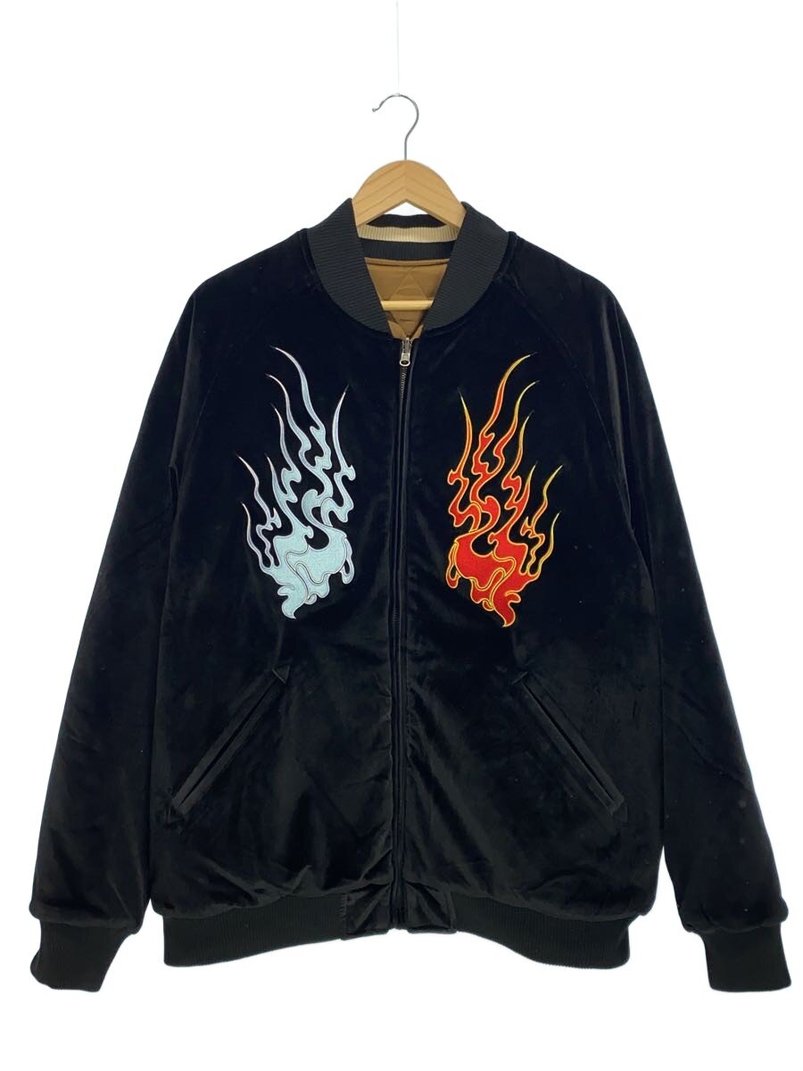 【中古】HUF◆上衣/L/ポリエステル/BLK/JK00410【メンズウェア】