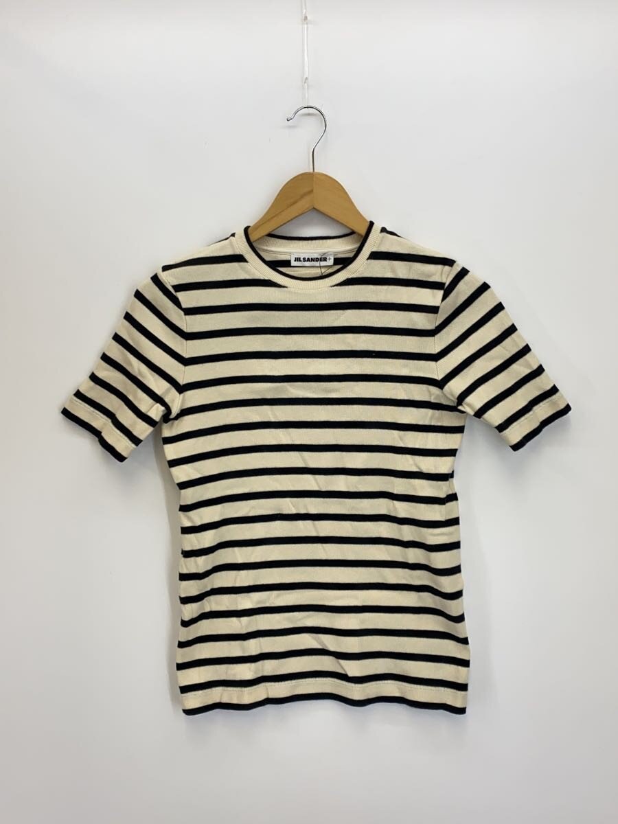 【中古】JIL SANDER◆半袖カットソー/XS/綿織物/CRM/間借り人/J40GC0111【レディースお召しもの】