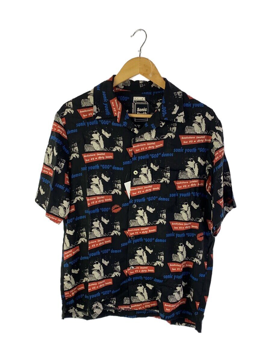 【中古】HYSTERIC GLAMOUR◆22SS/SONIC YOUTH/GOO DEMOS柄/M/レーヨン/BLK/総柄/02221AH06//【メンズウェア】｜2ｎｄ STREET 店