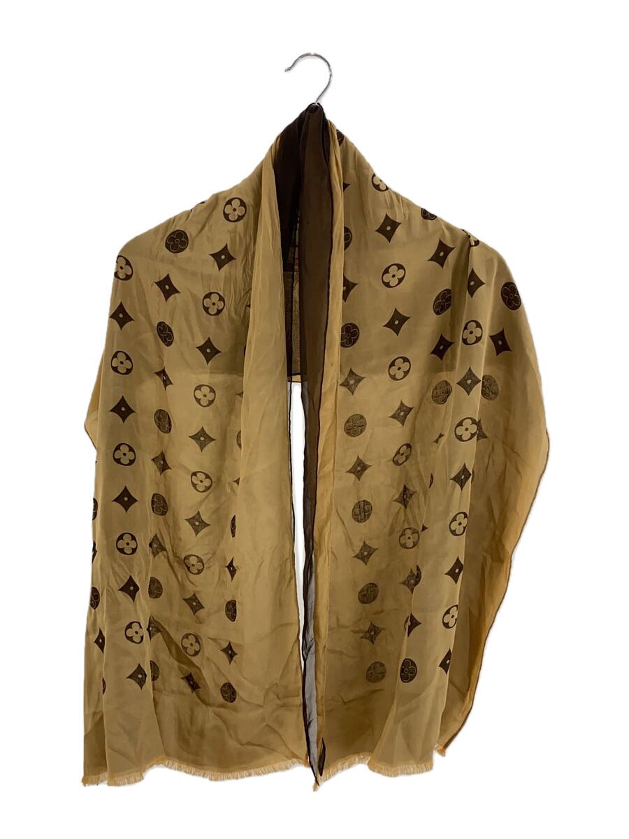 【中古】LOUIS VUITTON◆袈裟/地絹/BRW/レディース/M71746【服飾雑貨他】