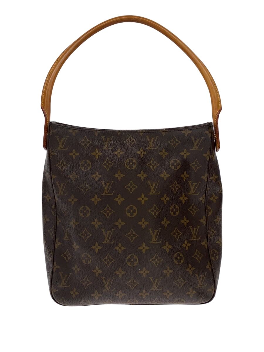 【中古】LOUIS VUITTON◆ルーピングGM_モノグラム・キャンバス/PVC/BRW【バッグ】|2nd STREET 店