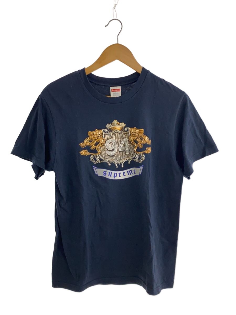 【中古】Supreme◆プルオーバー/S/綿織物/NVY/刷り上げる【メンズウェア】
