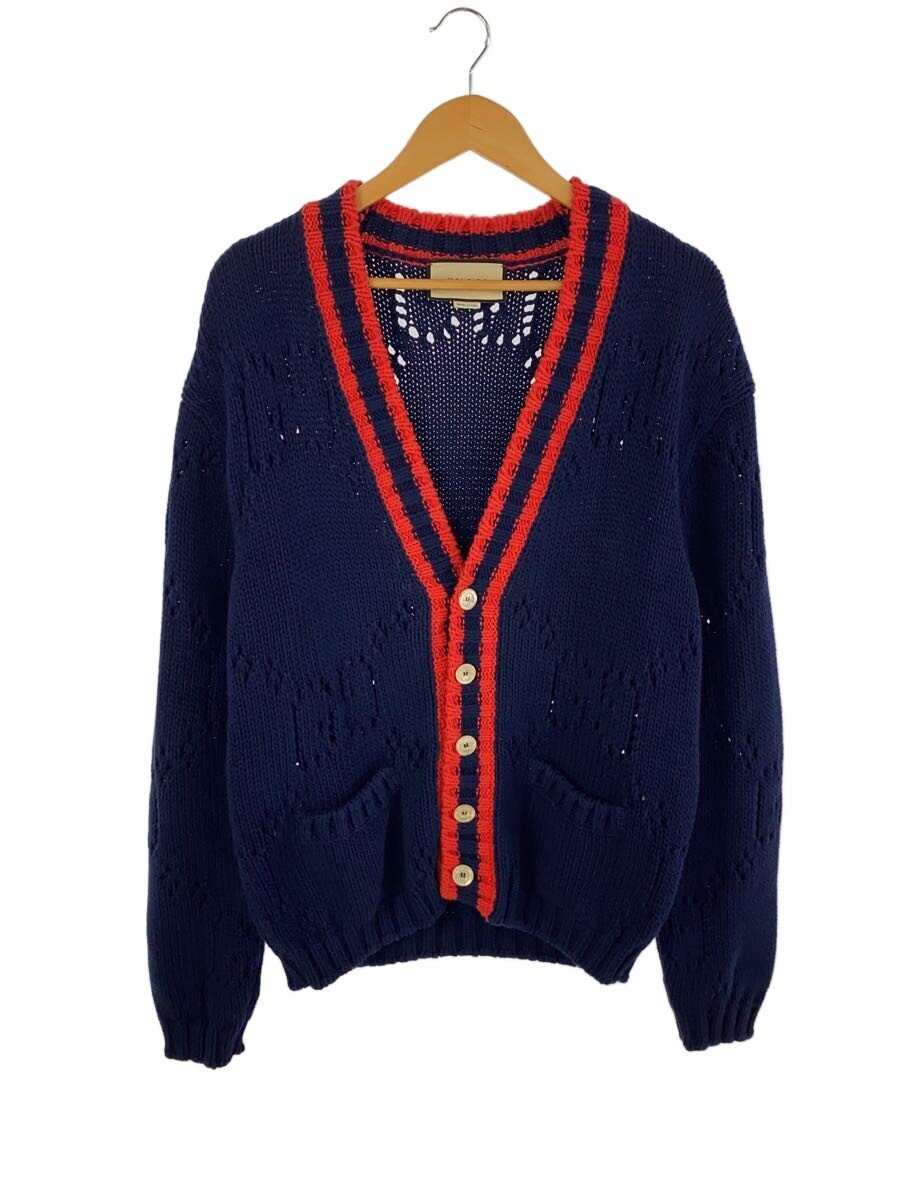 【中古】GUCCI◆ジレー(朦々たる)/S/綿織物/NVY/無地/692156【メンズウェア】