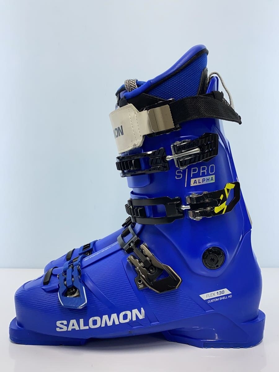 【中古】salomon◆スキーの板ブーツ/28.5珊/BLU/成年者/S/PRO ALPHA FLEX130【運動競技】