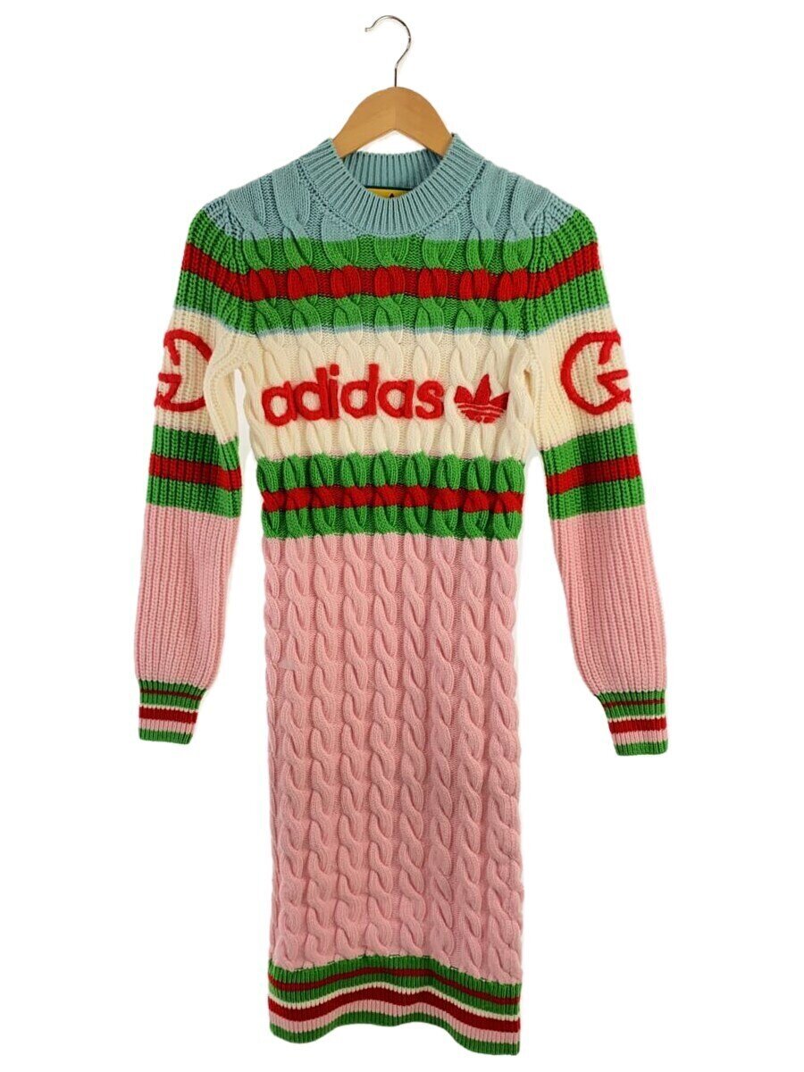 【中古】GUCCI◆長袖衣裳/XXS/羊毛/マルチ色つや/717710 XKCQ3【レディース御召しもの】