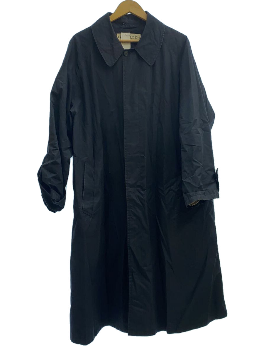 【中古】POLYPLOID◆LONG COAT/ステンカラー厚地の外套/3/綿織物/NVY/18FW-01-B//【メンズウェア】