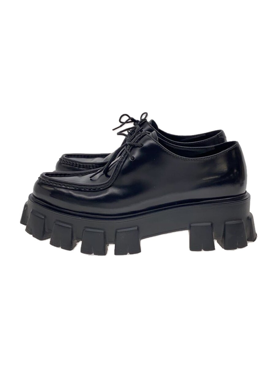 【中古】PRADA◆シューズ/5/BLK/なめし革//【シューズ】