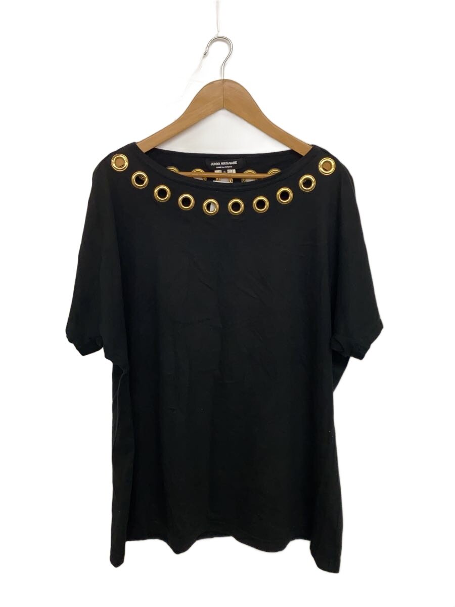 【中古】JUNYA WATANABE COMME des GARCONS◆ティーシャツ/S/綿織物/BLK/無地/JO-T056//【レディース御召しもの】