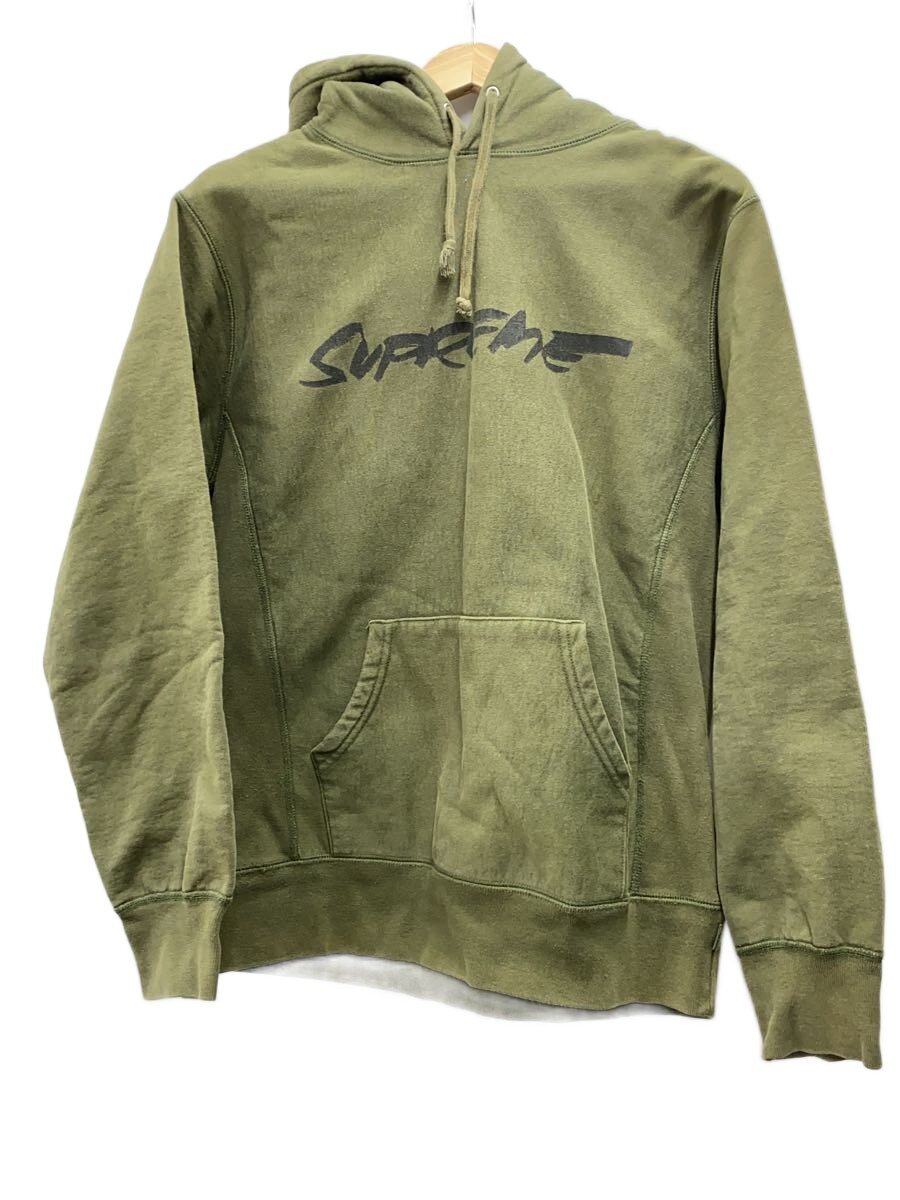 【中古】Supreme◆パーカー/M/綿織物/KHK/刷り上げる//【メンズウェア】