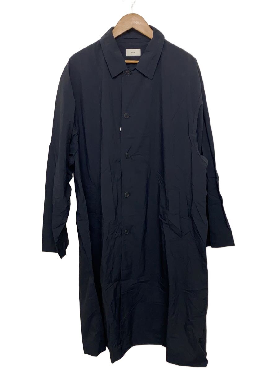 【中古】ATON◆25SS/TRAVEL NYLON PACKABLE COAT/ステンカラーコート/6/ナイロン/BLK//【メンズウェア】｜2ｎｄ STREET 店