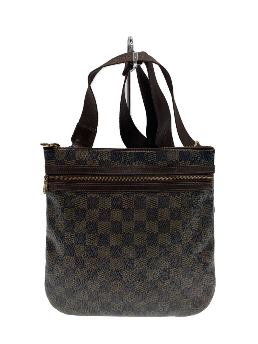 【中古】LOUIS VUITTON◆ポシェット・ボスフォール_ダミエ・エベヌ_BRW/PVC/BRW//【バッグ】｜2ｎｄ STREET 店
