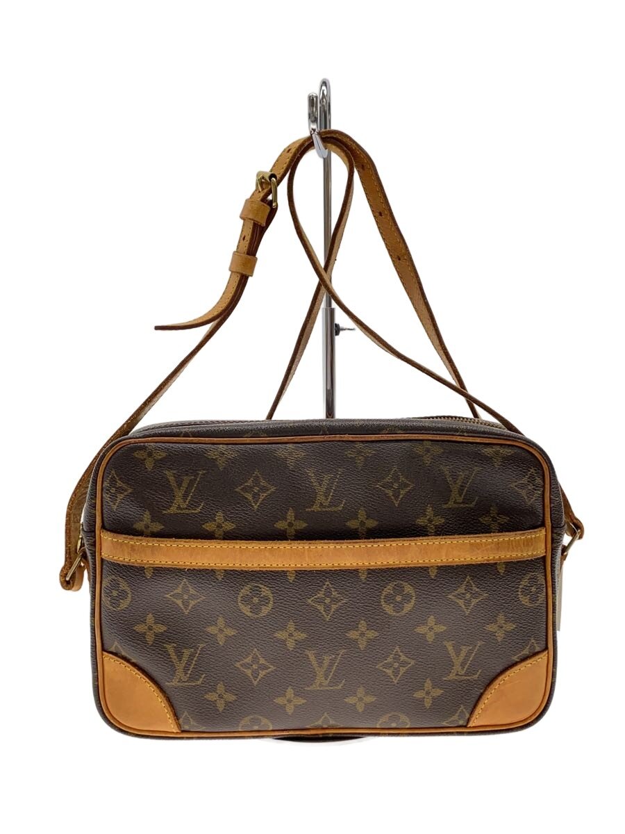 【中古】LOUIS VUITTON◆トロカデロ27_モノグラム・帆布/PVC/BRW//【御徒面子】