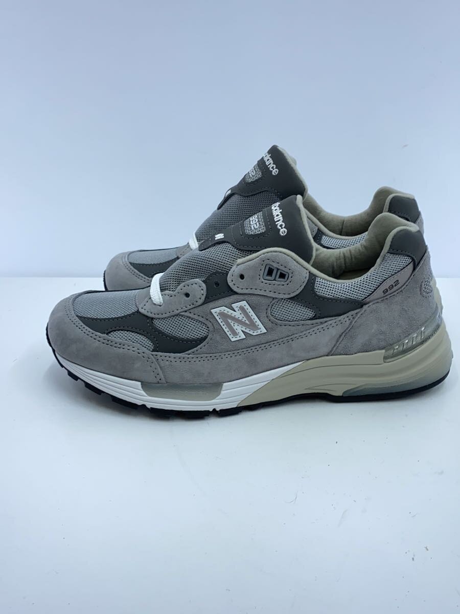 【中古】NEW BALANCE◆U992/薄墨色/26.5珊/GRY/スウェード【シューズ】